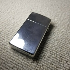 ★美品★使用回数少ない★Zippo ジッポー ライター STERLING スターリングシルバー スリム 1991年製 オイルライター 喫煙具 純銀整