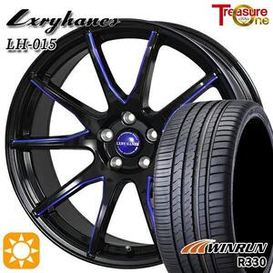 高崎 新品 サマータイヤセット ラグジーヘインズ LH015 18x7.0J +48 5H100 WINRUN R330 235/45R18インチ