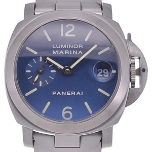 パネライ PANERAI PAM00069 ルミノール マリーナ スモールセコンド デイト 自動巻き メンズ 良品 箱・保証書付き C#130234