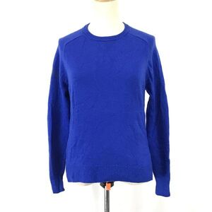 メゾンドリーファー/maison de reefur/ジュン社製★100％カシミアセーター【38/レディースM/青/blue】Tops/Sweater/cardigan◆BH480