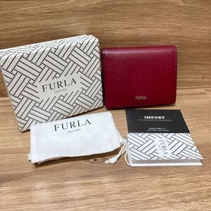 FURLA フルラ 小物 財布 二つ折り財布 コンパクトウォレット レディース ブランド アイテム 箱 保存袋 おしゃれ ファッション