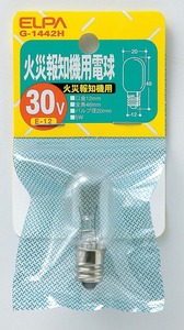 まとめ買い ELPA 火災報知機用電球 G-1442H 〔×10〕