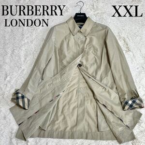 美品 希少 大きいサイズ BURBERRY ノバチェック ナイロンジャケット バーバリー XXLサイズ