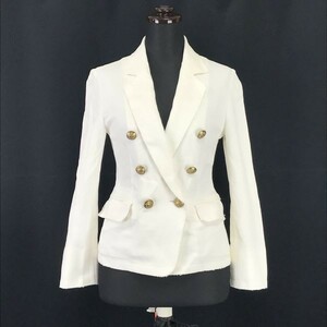 Made in Japan★ルスーク/le souk★テーラードジャケット【36/women’s size -S/アイボリー/ivory】Jackets◆BH164