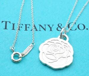 Tiffany & Co. ティファニー ゴーウーマン 2017限定 フラワー 花 ネックレス スターリングシルバー925 銀 5.5g 2227