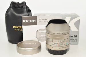 【特上品】 smc PENTAX-FA31mmF1.8AL Limited シルバー 広角単焦点レンズ　#7673