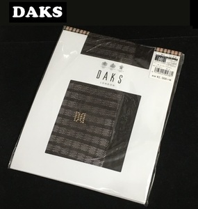 【DAKS】(NO.8756-1）ダックス　タイツ　DDクリスタルシアーチェック　コーヒーブラウン　30デニール相当　M-L　㈱ナイガイ ストッキング