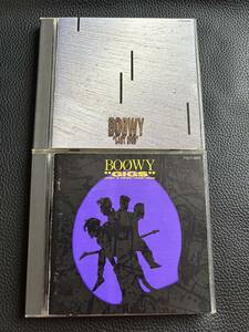 ライブ盤２枚セット★BOOWY LAST GIGS　 東京ドーム ライブ/GIGS JUST A HERO TOUR 1986 ジャスト　ア　ヒーロー　氷室京介 布袋寅泰★