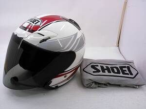 【送料無料】美品 SHOEI ショウエイ J-FORCEⅢ J-FORCE3 Jフォース3 SURGE サージ XLサイズ スモークシールド付き ヘルメット