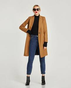 ZARA　ザラ チェスターコート　キャメル　M