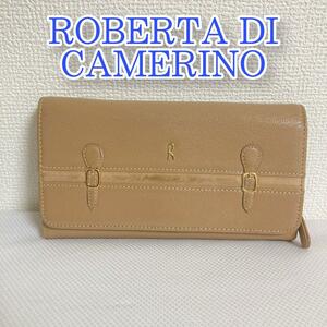 ロベルタ ディ カメリーノ ROBERTA DI CAMERINO 長財布 ブラウン 財布