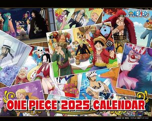 卓上 ONE PIECE ワンピース 2025年カレンダー 25CL-0015