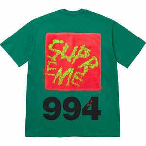 （XL）24ss Supreme Paint Tee ライトパイン シュプリーム バックプリントTシャツ グリーン 緑 XLサイズ