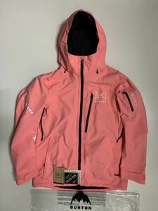 BURTON ak 2023-2024 cyclic JACKET GORE-TEX 2L Reef Pink バートンak サイクリックJKゴアテックス リーフピンクMサイズ　日本正規品