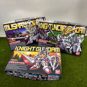 ★☆新品未使用品 BANDAI/バンダイ プラモデル BB戦士 レジェンドBB 武者號斗丸/騎士ユニコーンガンダム/騎士ガンダム 3点まとめ