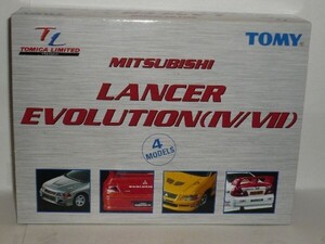 TOMICA LIMITED MITSUBISHI LANCER EVOLUTION(Ⅳ/Ⅶ) 4MODELS