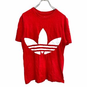 adidas 半袖 プリントTシャツ Sサイズ アディダスオリジナルス レッド 古着卸 アメリカ仕入 t2406-3799