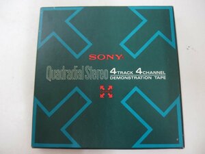 ユ■/Zク3864　SONY 7号 オープンリールテープ QUADRADIAL STEREO DEMONSTRATION TAPE デモテープ 非売品 確認不明