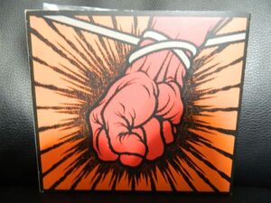 (8)　METALLICA　　/　　st.anger　　　日本盤　　DVD付(DVD傷あり、再生は可能)　ジャケ、日本語解説　経年の汚れあり