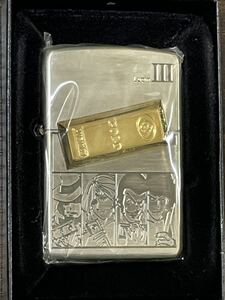 zippo Lupin III Bullet Mark ルパン三世 オールキャスト 2004年製 GOLD INGOT ゴールド インゴット モンキーパンチ トリック