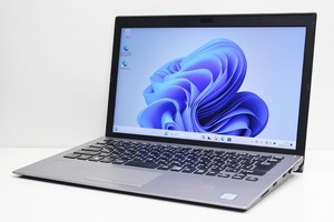 ノートパソコン Windows11 中古 VAIO Pro PG VJPG11C11N 第7世代 Core i5 SSD256GB メモリ8GB Windows10 13.3 カメラ