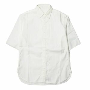 1.61 ワンポイントシックスワン B.G. WOVEN SHIRT コットンツイルカットオフスリーブシャツ S ホワイト ハーフスリーブ ☆☆mm8754