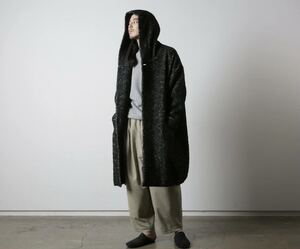 dulcamaraヘリンボーンフードCT コート シャツ ニット ジャケット パンツ スウェット パーカー ドゥルかマラ