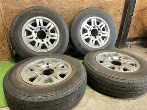 MAD CROSS XD-7 15インチ 6J +33 PCD139.7 6H 195/80R15 LT DUNLOP SP175 N 夏タイヤ タイヤホイール 4本セット H