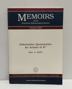 Deformation Quantization for Actions of rd/rdのアクションの変形量子化　洋書/英語/数学/変形積【ac01b】