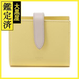 CELINE　セリーヌ　スモールストラップウォレット　アカシア　レザー　10Ｈ26.3BRU　2148103743696【208】