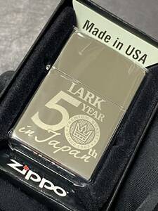 zippo ラーク 50周年記念 限定品 希少モデル 2012年製 LARK 50 YEAR in Japan シルバーインナー 2012年製 ケース 保証書付き