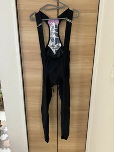 アソス Assos LL.habuTights_s7 裏起毛 ビブタイツ 黒 XS