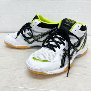 和586★① asics アシックス レディ リブレ バレーボール シューズ VOLLEYBALL 25 ホワイト ブラック レディース