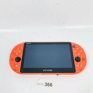 【ジャンク品/24-05-366】　SONY PS VITA PCH-2000 ZA24 ネオンオレンジ 本体のみ ソニー プレイステーション PlayStation 