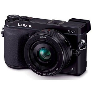 中古 １年保証 美品 Panasonic LUMIX DMC-GX7 レンズキット 単焦点 ブラック