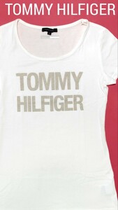 【美品】TOMMY HILFIGER(トミーヒルフィガー)レディースカットソーS