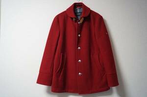 ■超美品■バーバリー BURBERRY BLACKLABEL お洒落RED_COAT M