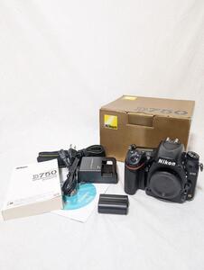 【美品】ニコン Nikon D750 ボディ　元箱付