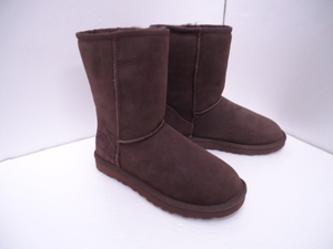 【KCM】UG-9-22.0★未使用品★【UGG/アグ】レディース　ムートンブーツ　クラシック ショート　［5825］　22.0cm　チョコブラウン