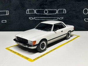 KK scale 1/18 Mercedes Benz 500 SLC 6.0 AMG C107 1985　ホワイト　ダイキャスト製　メルセデス　ベンツ