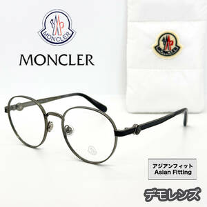 【新品/匿名配送】MONCLER モンクレール メガネ フレーム ML5179 032 アジアンフィット ガンメタル ブラック メンズ レディース イタリア製