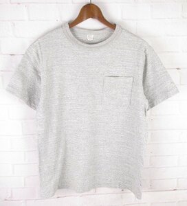 ST11012 WAREHOUSE ウエアハウス ポケット付き Tシャツ MEDIUM グレー系（クリックポスト可）