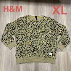 【最終値下げ】H&M スウェット　レオパード　XL