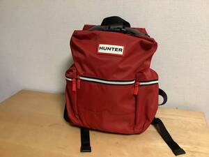 新品未使用　HUNTER ハンター　バックパック　レッド　リュックサック　送料無料