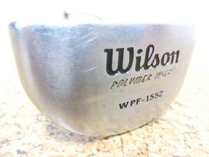 ♪Wilson ウィルソン POLYMER INSEAT WPF-1552 ポリマーインサート マレット パター 33インチ 純正スチールシャフト 中古品♪T1081