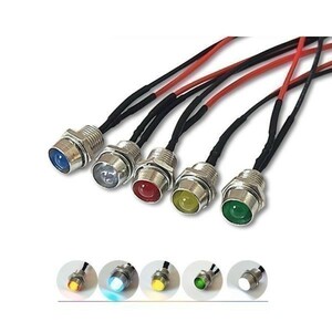 汎用 24V LED ライト パイロットランプ インジケーター バルブ 50個　(L01)