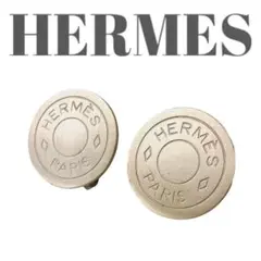 【良品】HERMES Sellier セリエ クリップ イヤリング