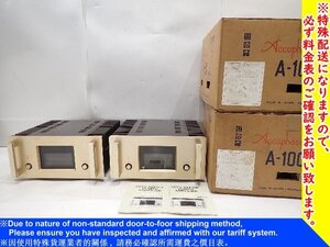 Accuphase アキュフェーズ モノラルパワーアンプ A-100 ペア シリアル連番 元箱/説明書付き 配送/来店引取可 ∩ 70E29-1