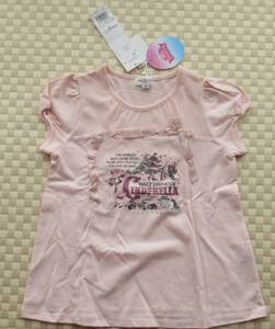 新品 未使用 タグ付 ジルスチュアートニューヨーク 130サイズ jillny Tシャツ ジルキッズ 子供服 ピンク シンデレラ　ディズニープリンセス