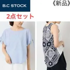 【2点セット】ノースリーブ＆ブラウス・B.C STOCK